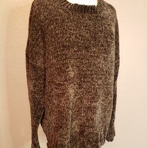 Seven7 Ultra Plush Chenille Pullover Knitted Large Sweater